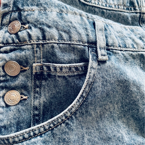 Free People Ziggy Washed Blue Denim Size Medium Overalls - Picture 8 of 12